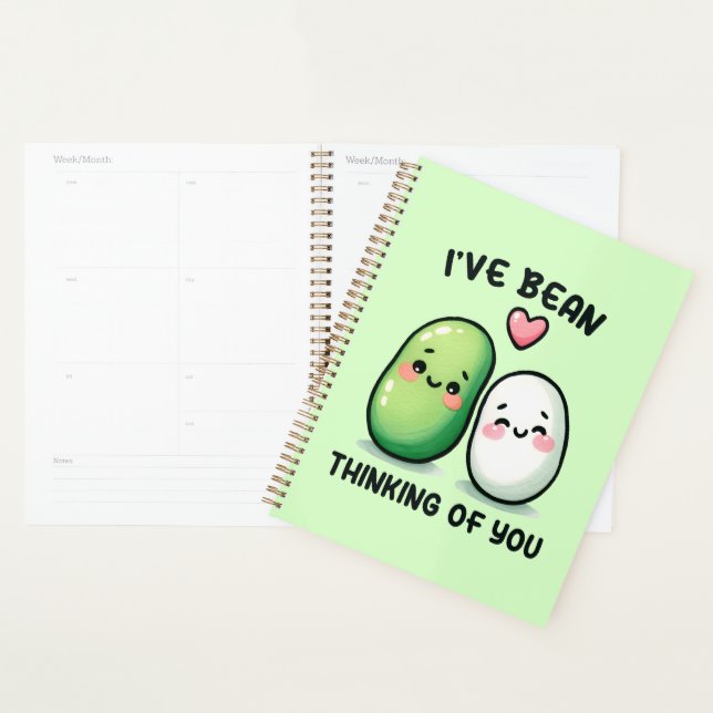 I've Bean Thinking of You Cute Kawaii (Devant avec enveloppe)