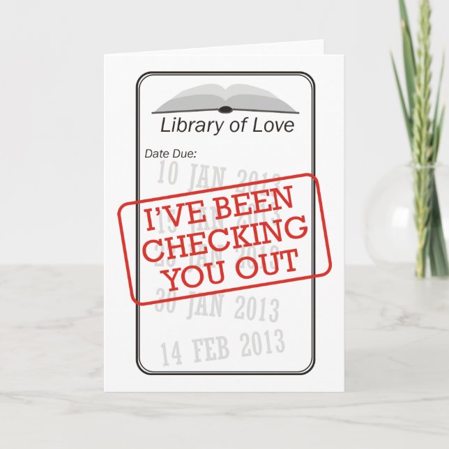 I've Been Checking You Out Holiday Card (Front)