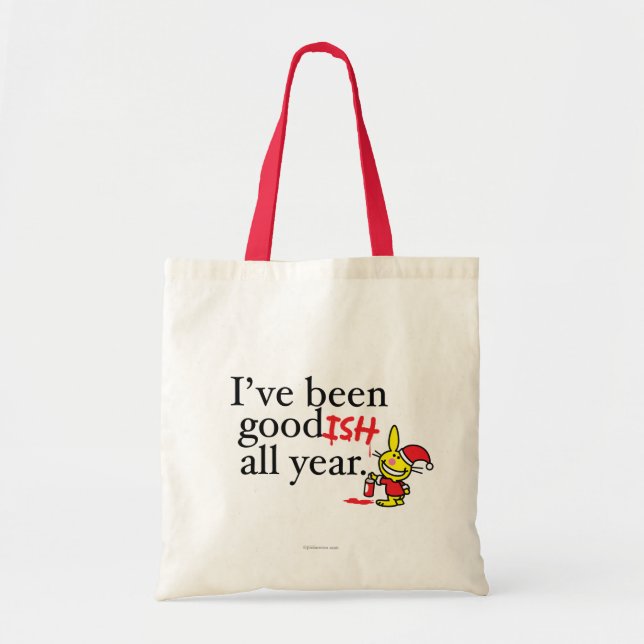 I've Been Goodish All Year Tote Bag (Front)