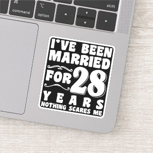 I've Been Married For 28 Years Wedding Party Funny