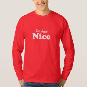 I've been Nice red white funny cute Christmas T-Shirt
