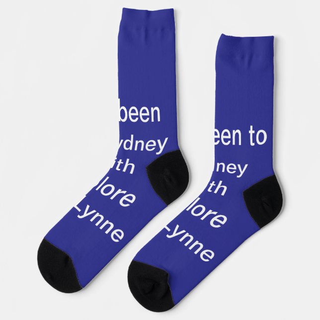 I've Been To Sydney With Explore With Lynne Socks (Left)