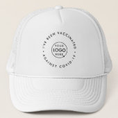 I've been Vaccinated Covid-19 Business Logo Staff Trucker Hat (Front)