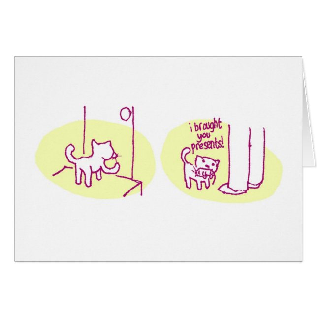 I've brought you presents... (Front Horizontal)