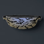 I've Gone Batty For Black Bats & Pretty Moonlight  Fanny Pack<br><div class="desc">Fanny Pack Hip Storage Bag print cut sew style and casual fun fashion statement accessory printed with a I've Gone Batty For Black Bats & Pretty Moonlight hand drawn graphic artwork drawing design illustration by TheFabricSeal print on demand shop at Zazzle.com #ZazzleMade ©️Original. https://www.zazzle.com/store/thefabricseal This Halloween and anytime of the...</div>