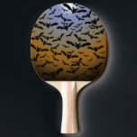I've Gone Batty For Black Bats & Pretty Moonlight Ping Pong Paddle<br><div class="desc">Ping Pong Paddle printed with a I've Gone Batty For Black Bats & Pretty Moonlight hand drawn graphic artwork drawing design illustration by TheFabricSeal print on demand shop at Zazzle.com #ZazzleMade ©️Original. https://www.zazzle.com/store/thefabricseal This Halloween and anytime of the year classic looking vintage yet modern contemporary style art piece features a...</div>