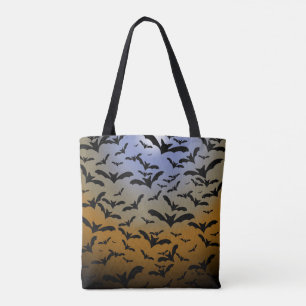 I've Gone Batty For Black Bats & Pretty Moonlight Tote Bag