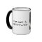 I've got a CATTITUDE! Black and White Cat Mug