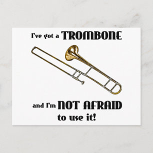 I've Got a Trombone Postcard