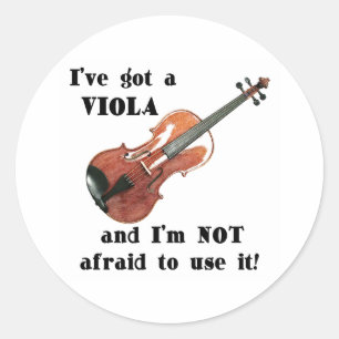 I've Got a Viola Classic Round Sticker
