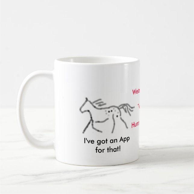 I've got an App for that!  Appaloosa Coffee Mug (Left)