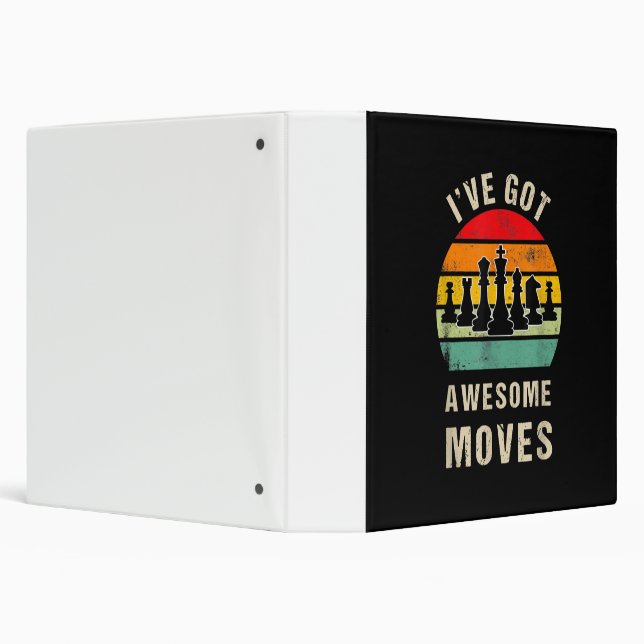 Ive Got Awesome Moves Chess Player Binder (Background)
