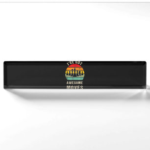 Ive Got Awesome Moves Chess Player Nameplate