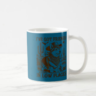 I've got friends in low places corgi dad  coffee mug