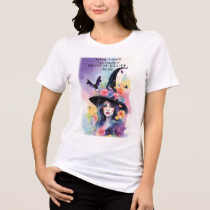 I've Got Important Witch Stuff To Do Halloween Tri-Blend Shirt