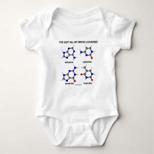 I've Got My Bases Covered (Chemistry DNA Bases) Baby Bodysuit