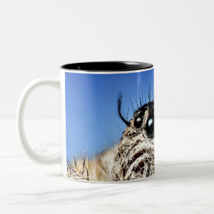 I've got my eyes on you! Two-Tone coffee mug