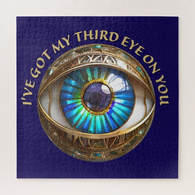 I've Got My Third Eye On You Jigsaw Puzzle (Vertical)