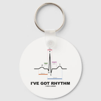 I've Got Rhythm (ECG - EKG Heart Beat) Keychain