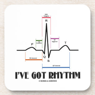 I've Got Rhythm (EKG/ECG Heartbeat) Coaster
