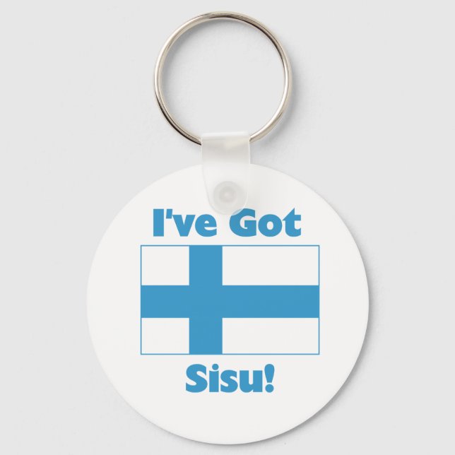 I've Got Sisu Keychain (Front)