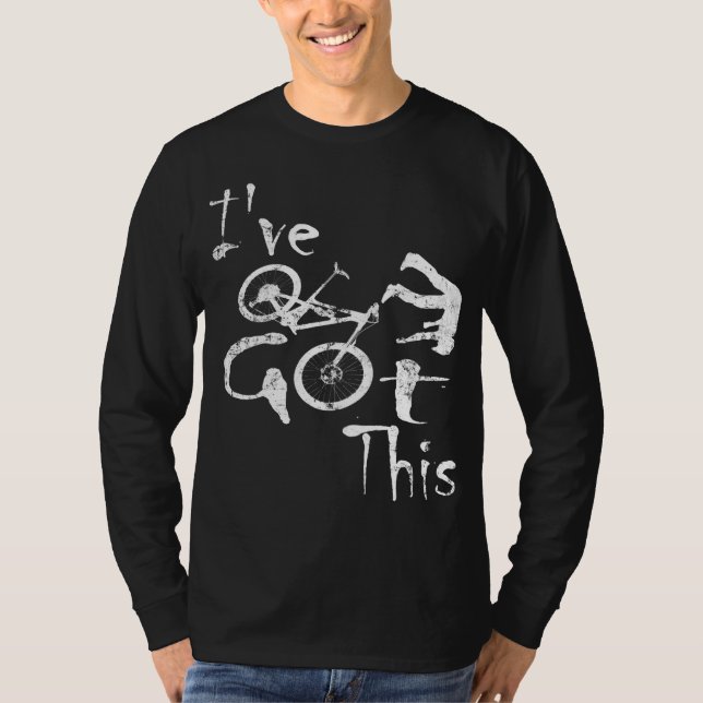 I've Got This Crash Mtb Falling Downhill Retro T-Shirt (Front)