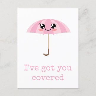 I've got you covered postcard