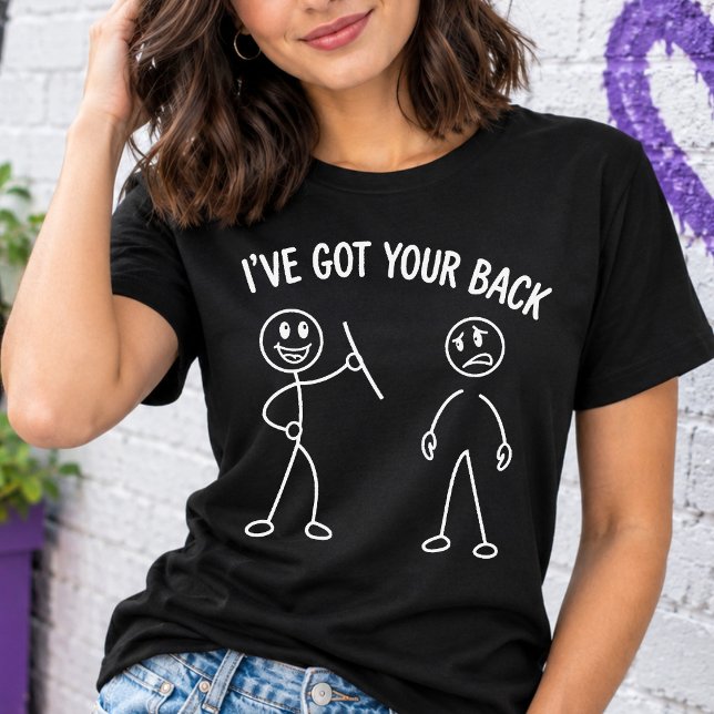 I've Got Your Back Funny Support Tri-Blend Shirt (I've Got Your Back Visual Pun Tri-Blend Shirt
)