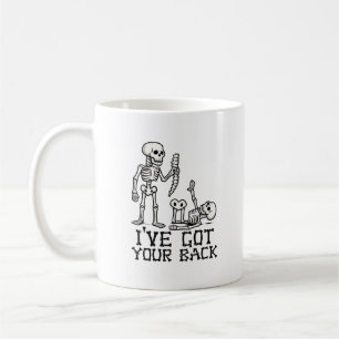 Ive Got Your Back Halloween Skeletons Coffee Mug