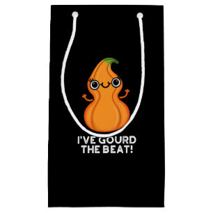 I've Gourd The Beat Funny Veggie Pun Dark BG Small Gift Bag