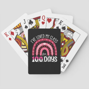 I've Loved My Class For 100 Days of School Playing Cards
