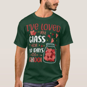 I've Loved My Class For 100 Days School Womens Tea T-Shirt