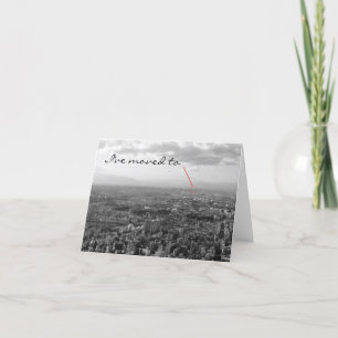 I've moved... announcement