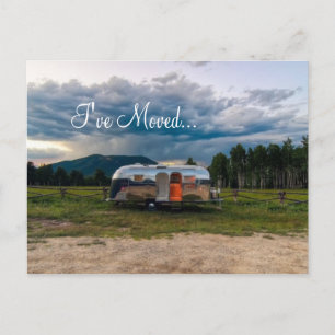 I've moved... announcement postcard