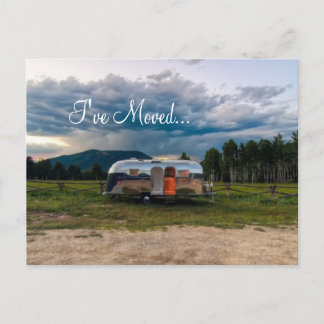 I've moved... announcement postcard