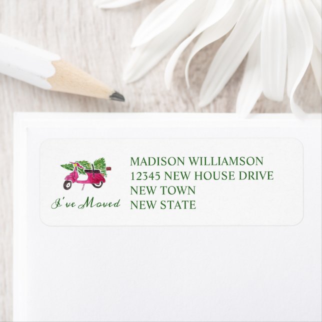 I've Moved | Christmas  Return Address (Insitu)