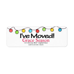 I've Moved Christmas Tree Lights