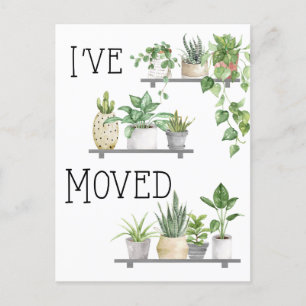 I've Moved Moving Announcement Postcard