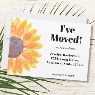 I've Moved Sunflower  Announcement 