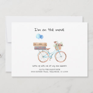 I've Moved Watercolor Chic Moving Announcement