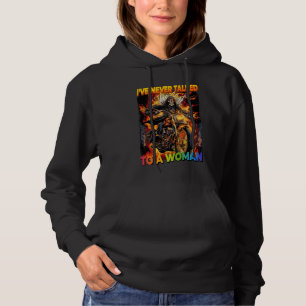 I've Never Talked To A Woman Cringe Skeleton Hoodie