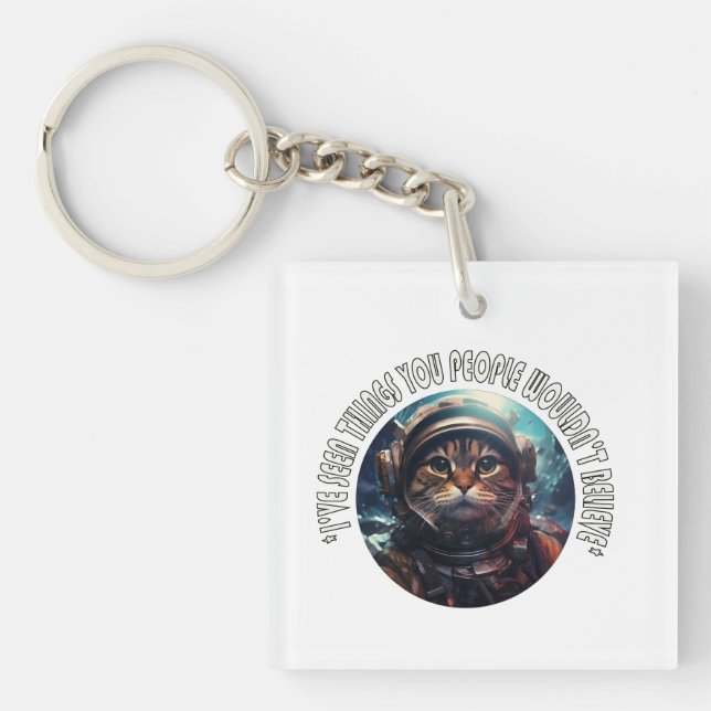 I've seen you people keychain (Front)