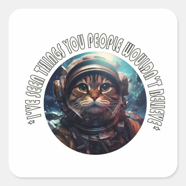 I've seen you people square sticker (Front)
