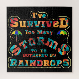 I've survived too many storms to be bothered by  jigsaw puzzle