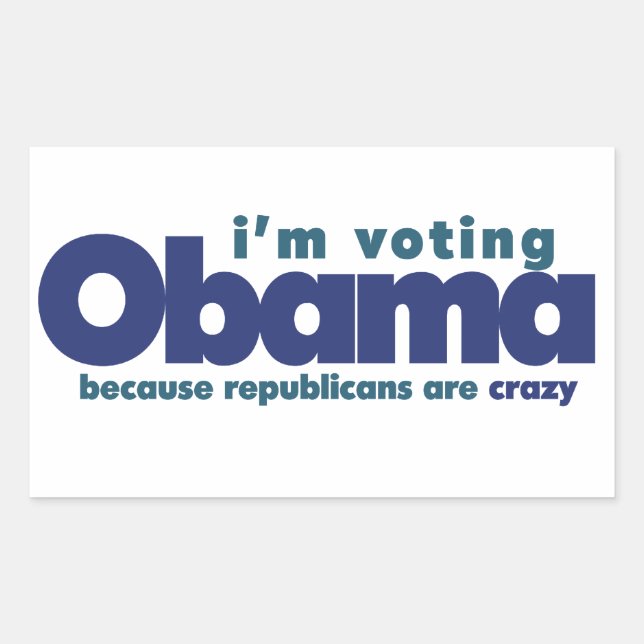 I've voting OBAMA Sticker (Front)