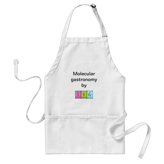Iver periodic table name apron (Front)