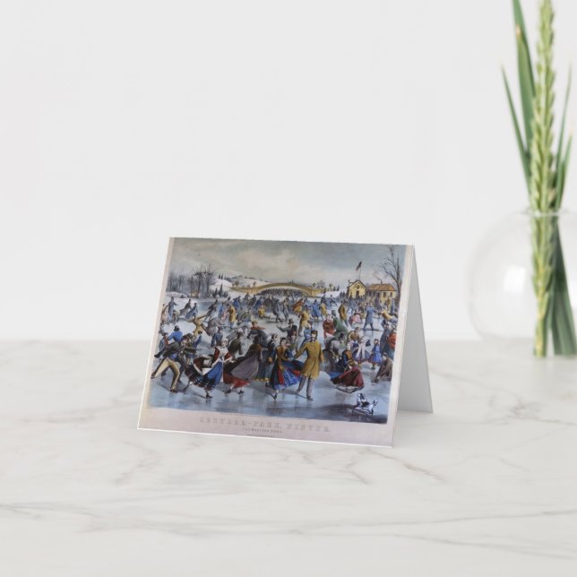 Ives Patinage Cartes pour notes (Devant)