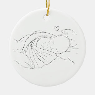 IVF Doctor's Miracle Work Gift Ornament Pink