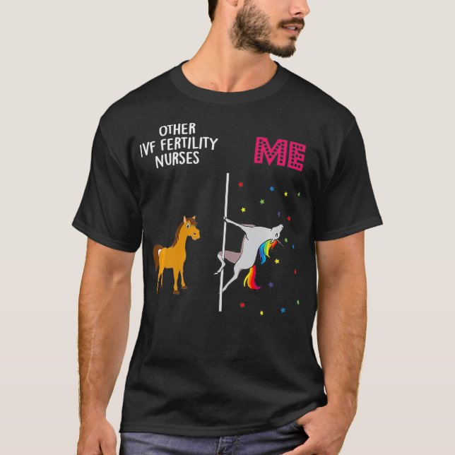 IVF Fertility Nurse Unicorn Others You Premium  T-Shirt (Front)