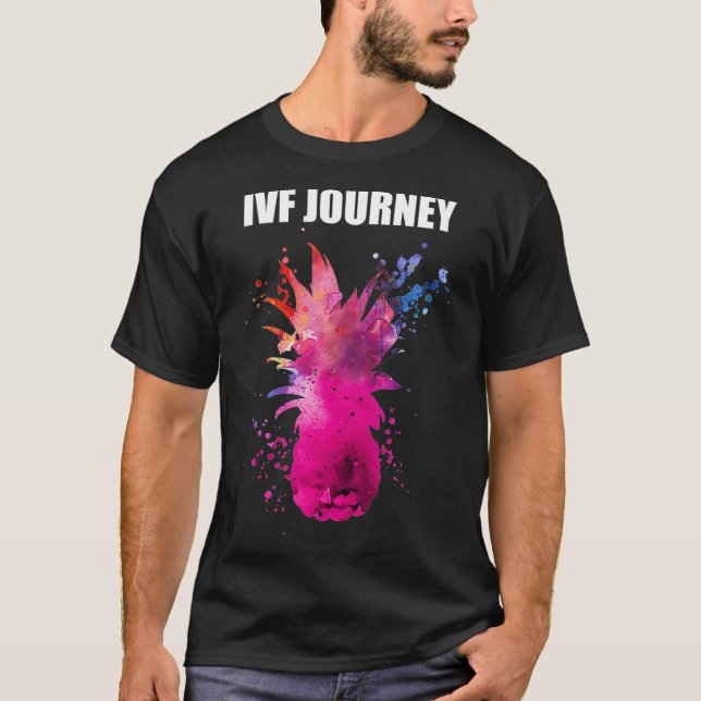 IVF Gift Warrior Dad Mom Colour Transfer Day Infer T-Shirt (Front)